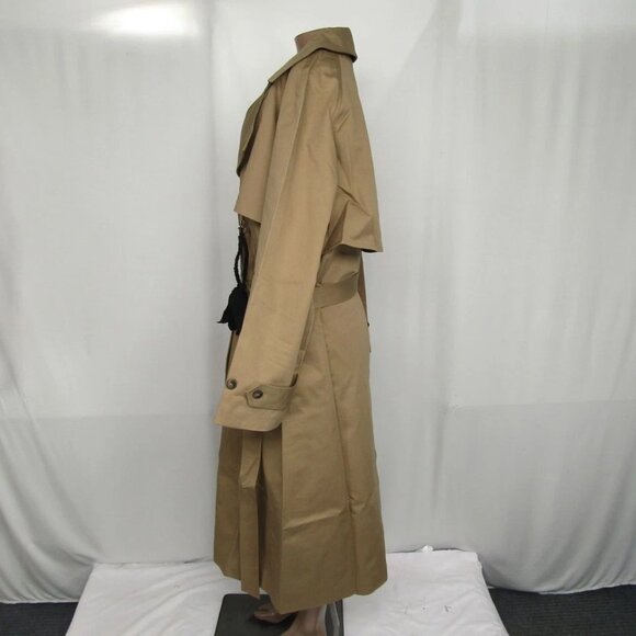 NEW SILK LAUNDRY Women’s The Trench Coat Size S | Color: Tan - Picture 7 of 8